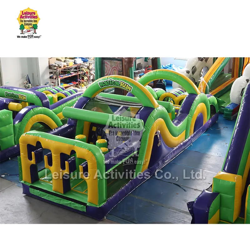 11W Radical Run Inflatable Obstacle သင်တန်း