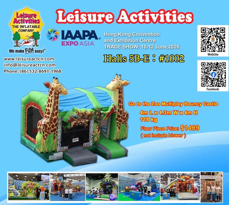 2026 IAAPA EXPO ASIA Hong Kong - သင်၏ VIP လက်မှတ်ကို စုဆောင်းပြီး ကျွန်ုပ်တို့၏ ပြပွဲသို့ လာရောက်ကြည့်ရှုရန် သင့်အား လေးစားစွာ ဖိတ်ကြားအပ်ပါသည်။ 2026 IAAPA EXPO ASIA Hong Kong - သင်၏ VIP လက်မှတ်ကို စုဆောင်းပြီး ကျွန်ုပ်တို့၏ ပြပွဲသို့ လာရောက်ကြည့်ရှုရန် သင့်အား လေးစားစွာ ဖိတ်ကြားအပ်ပါသည်။