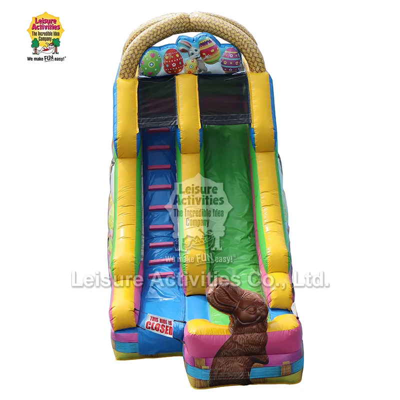 Inflatable Easter Basket Dry Slide