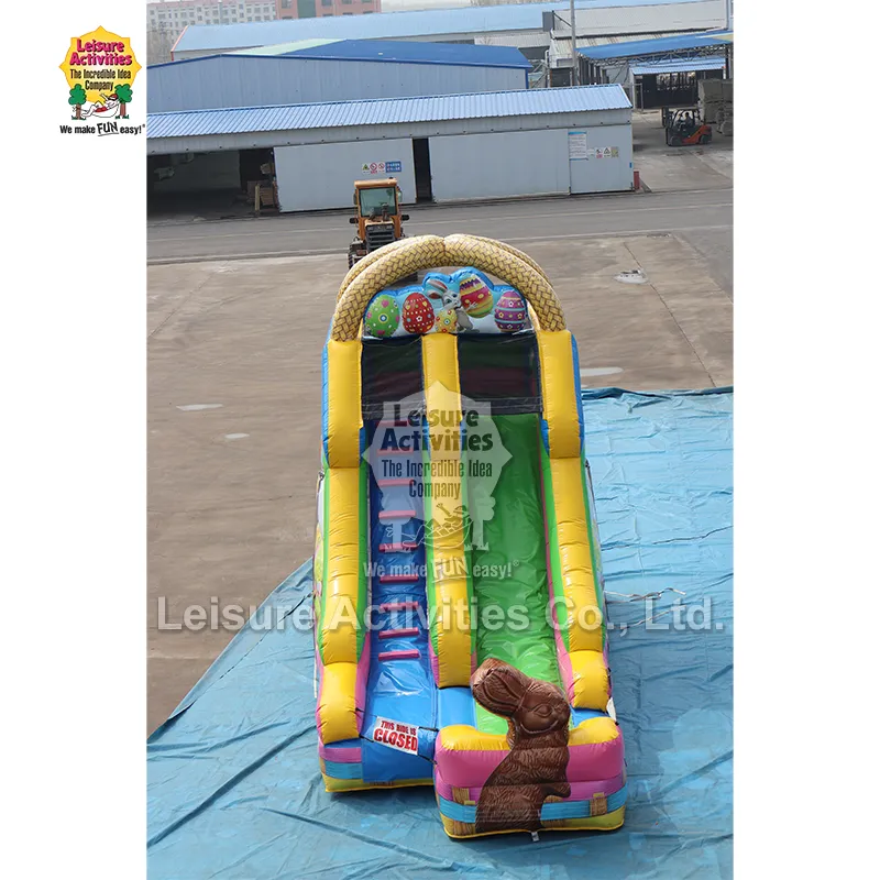 Inflatable Easter Basket Dry Slide