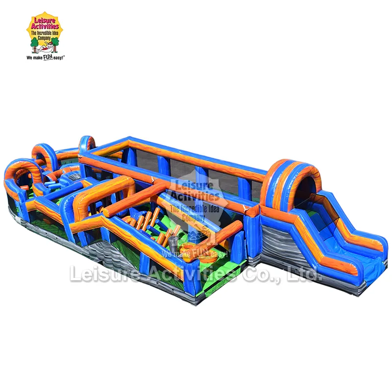 Mega Obstacle Run Inflatable Obstacle သင်တန်း