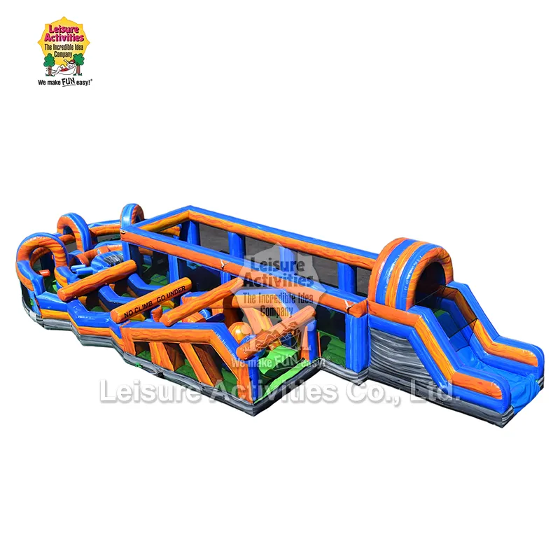 Mega Obstacle Run Inflatable Obstacle သင်တန်း