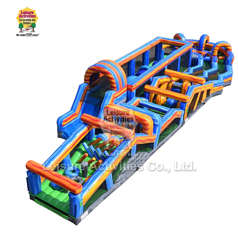 Mega Obstacle Run Inflatable Obstacle သင်တန်း