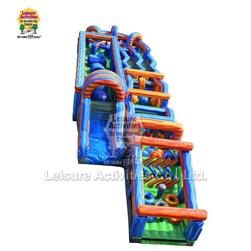 Mega Obstacle Run Inflatable Obstacle သင်တန်း